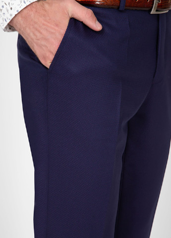Фиолетовые классические демисезонные зауженные брюки NAVI