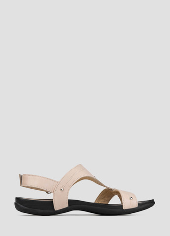 Пудровые босоножки Alromaro на липучке с заклепками