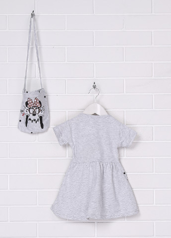 Сірий літній комплект (плаття, сумка) No Brand