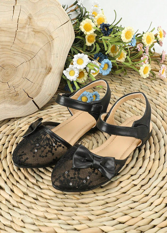 Туфли SHEIN с бантом, с пайетками (323464860)