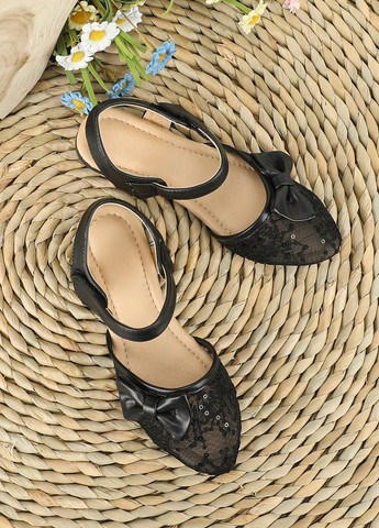 Туфли SHEIN с бантом, с пайетками (323464860)