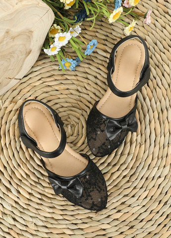 Туфли SHEIN с бантом, с пайетками (323464860)