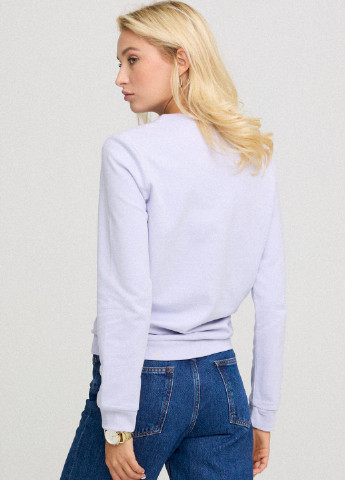 Сиреневый свитшот женский basic /no flis/ YAPPI рисунок (252258838)