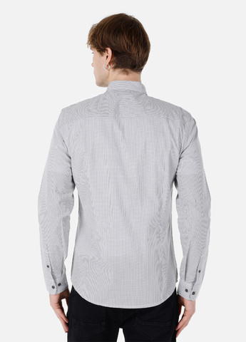 Серая кэжуал рубашка в клетку Colin's