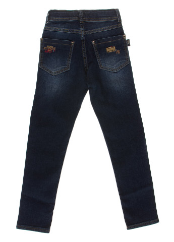 Темно-синие демисезонные прямые джинсы Ayugi