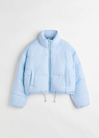 Светло-синяя демисезонная куртка вільного крою H&M