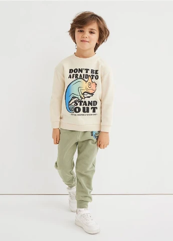 Бежевый комплект двойка для мальчика H&M