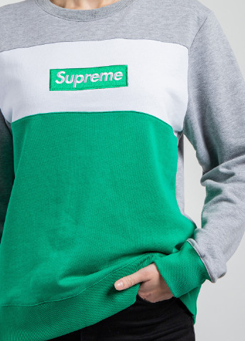 Сірий світшот Supreme Spain однотонний (251905339)