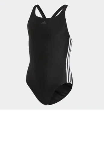 Чорно-білий літній купальник adidas
