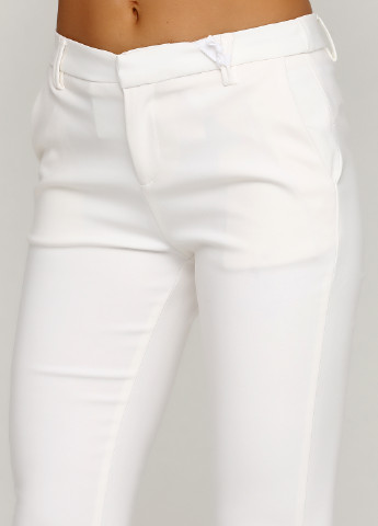 Белые кэжуал демисезонные зауженные брюки IVY