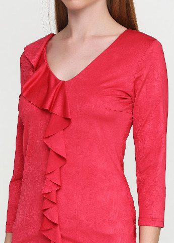 Малиновая демисезонная блуза Stefanie L