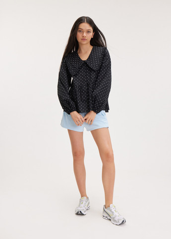 Чёрная блуза Monki