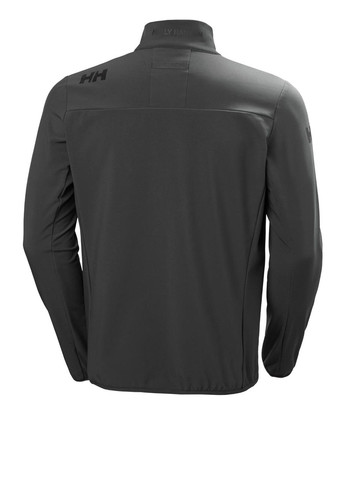 Черная демисезонная куртка 30223-980 Helly Hansen CREW SOFTSHELL JACKET 2.0