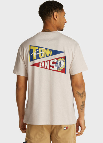 Бежева футболка Tommy Jeans
