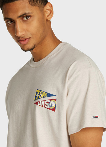 Бежева футболка Tommy Jeans