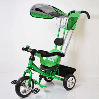 Трех-колесный Велосипед с родительской ручкой Lex-007 (10/8 EVA wheels) Green Sigma (252058443)