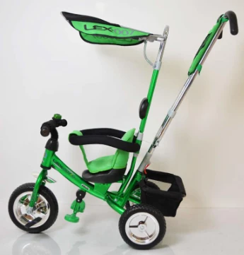 Трех-колесный Велосипед с родительской ручкой Lex-007 (10/8 EVA wheels) Green Sigma (252058443)