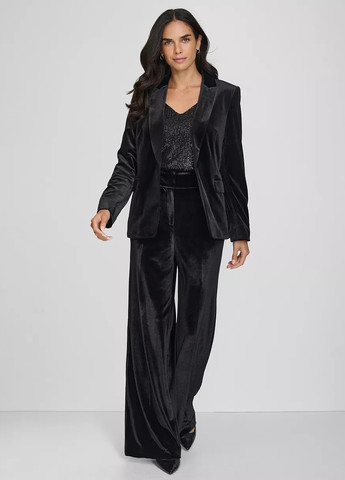 Черный женский жакет Calvin Klein однотонный - демисезонный