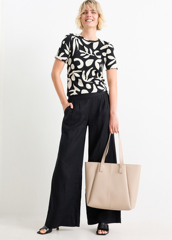 Чёрно-белую блуза C&A