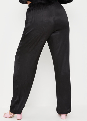 Черные кэжуал летние прямые брюки Missguided