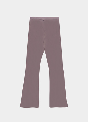 Розово-коричневые кэжуал демисезонные клеш брюки Asos