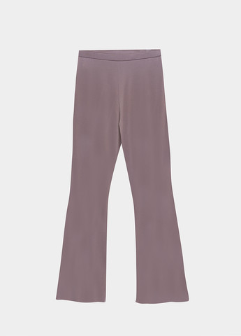 Розово-коричневые кэжуал демисезонные клеш брюки Asos