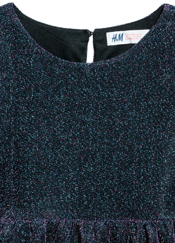 Тёмно-синее платье H&M (106124987)