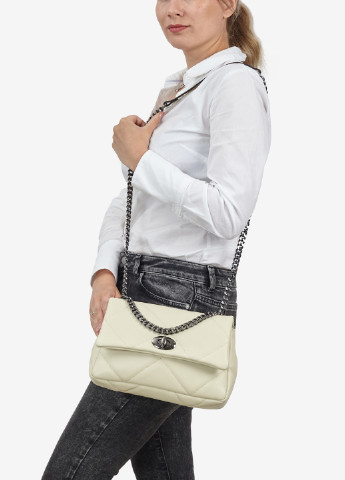 Сумка жіноча шкіряна на ланцюжку крос-боді середня Сrossbody Nappa Regina Notte (253255886)