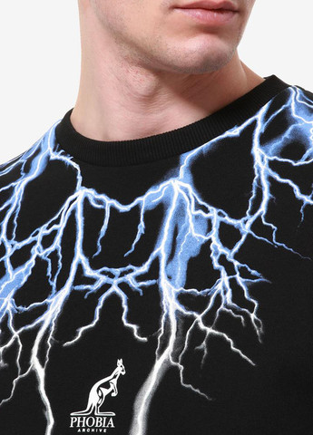 Черная футболка phuts0002-003 Australian COTTON T-SHIRT PHOBIA