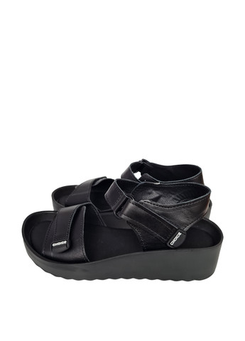 Черные босоножки Donna на липучке