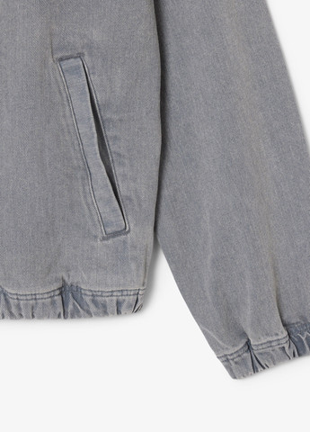 Серая демисезонная куртка Lacoste