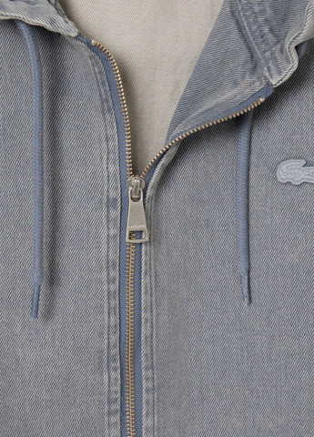 Серая демисезонная куртка Lacoste