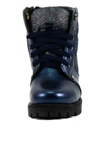 Темно-синие кэжуал зимние ботинки Alexandro