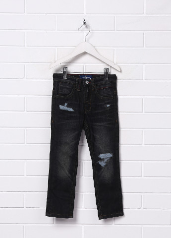 Черные демисезонные зауженные джинсы Tom Tailor