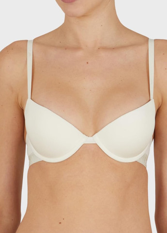 Молочний корбей бюстгальтер Emporio Armani з кісточками поліамід
