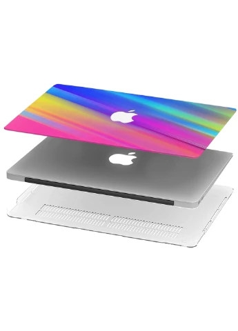 Чехол пластиковый для Apple MacBook Pro 13 A1706 / A1708 / A1989 / A2159 / A1988 Радуга (9648-2532) MobiPrint (218857844)