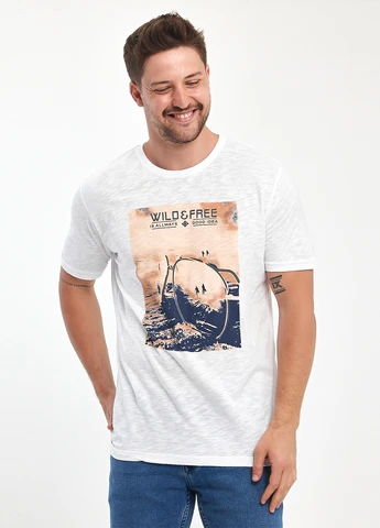 Белая футболка Trend Collection