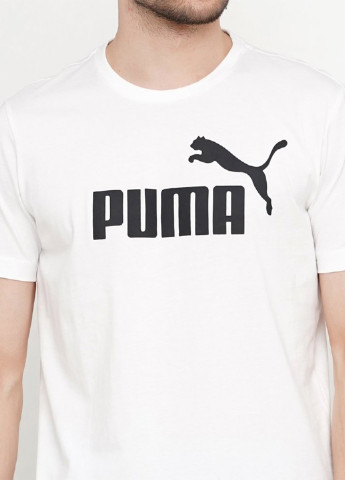 Біла футболка Puma Essentials Tee