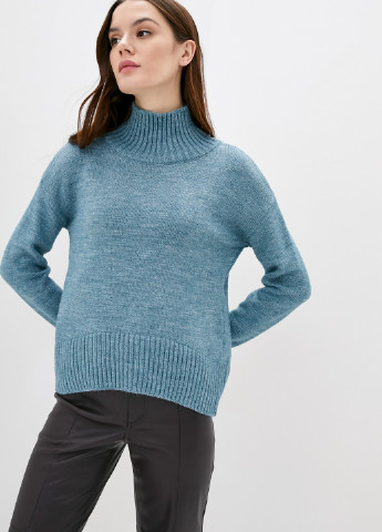 Серо-голубой зимний свитер Sewel