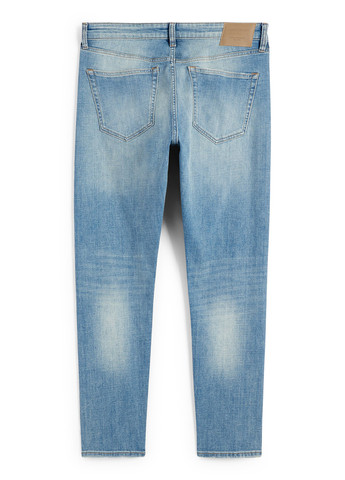 Светло-синие демисезонные слим джинсы C&A