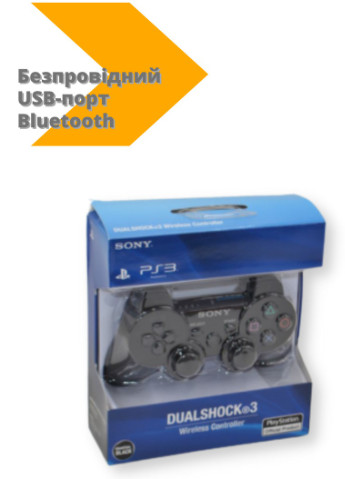 Ігровий джойстик PS3 A PlayStation 3 2 важеля bluetooth (PS3 A_322) No Brand (253765956)