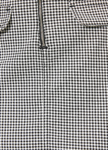 Черно-белая кэжуал в клетку юбка KOTON