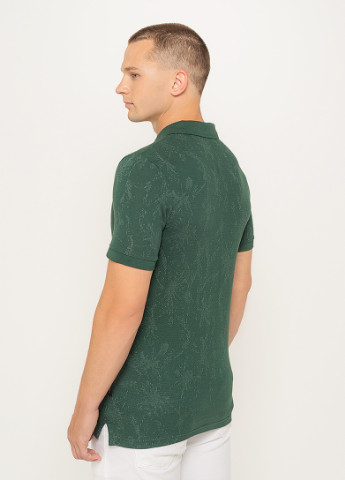 Зеленая футболка-поло 634 xxl зеленый (2000904351282) для мужчин Vaganza однотонная