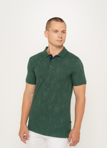 Зеленая футболка-поло 634 xxl зеленый (2000904351282) для мужчин Vaganza однотонная