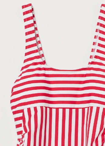 Червоний літній купальник для вагітних H&M