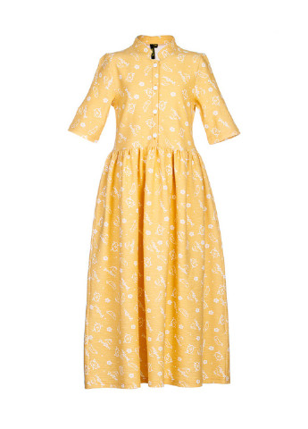 Жёлтое платье Yumster (185652742)