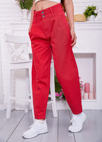 Красные кэжуал демисезонные зауженные брюки Ager