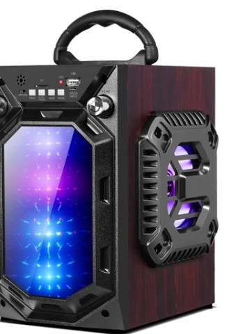 Портативная колонка чемодан MN07 20Вт USB, AUX, FM, Bluetooth коричневая (lp-84860) XPRO (254455891)