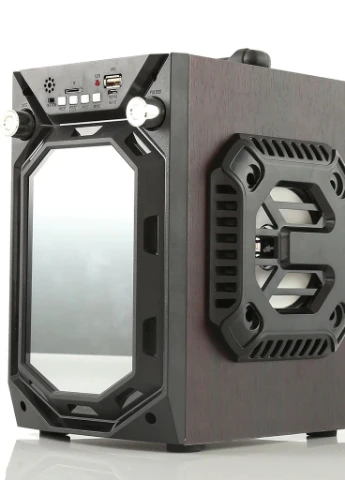 Портативная колонка чемодан MN07 20Вт USB, AUX, FM, Bluetooth коричневая (lp-84860) XPRO (254455891)