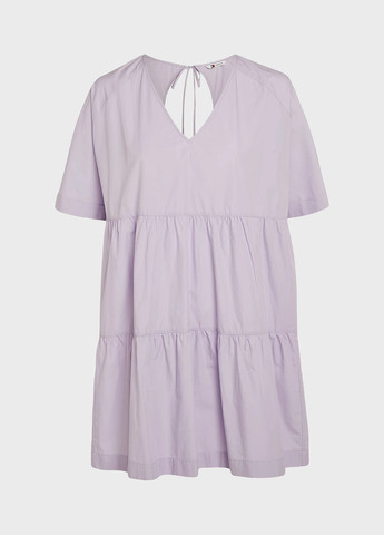 Бузкова кежуал сукня оверсайз Tommy Jeans однотонна